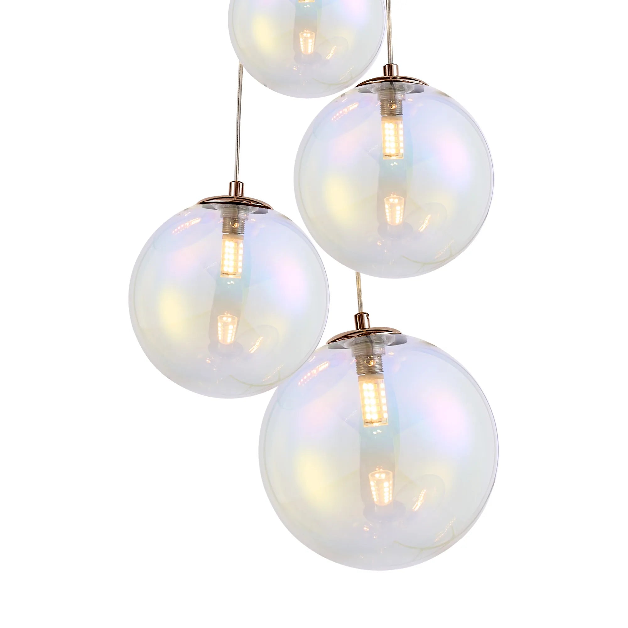 Modern Austin 5-Light Cluster Pendant with G9 Base - Elegant Ceiling Lighting for Dining Room, Kitchen Island, or Entryway