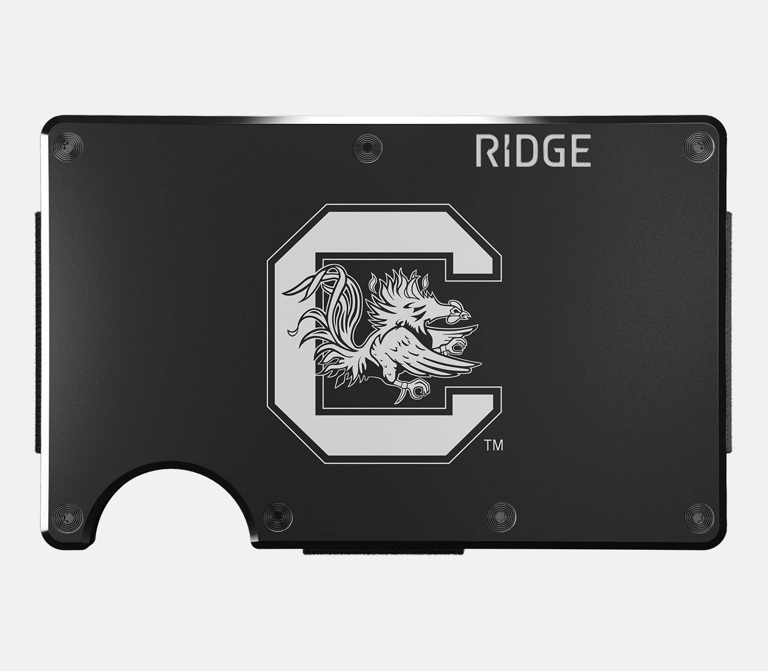 Ridge Wallet for Men - Slim Minimalist RFID Blocking Front Pocket Wallet - South Carolina Gamecocks Edition - Perfect for Everyday Carry, Travel & Gifts