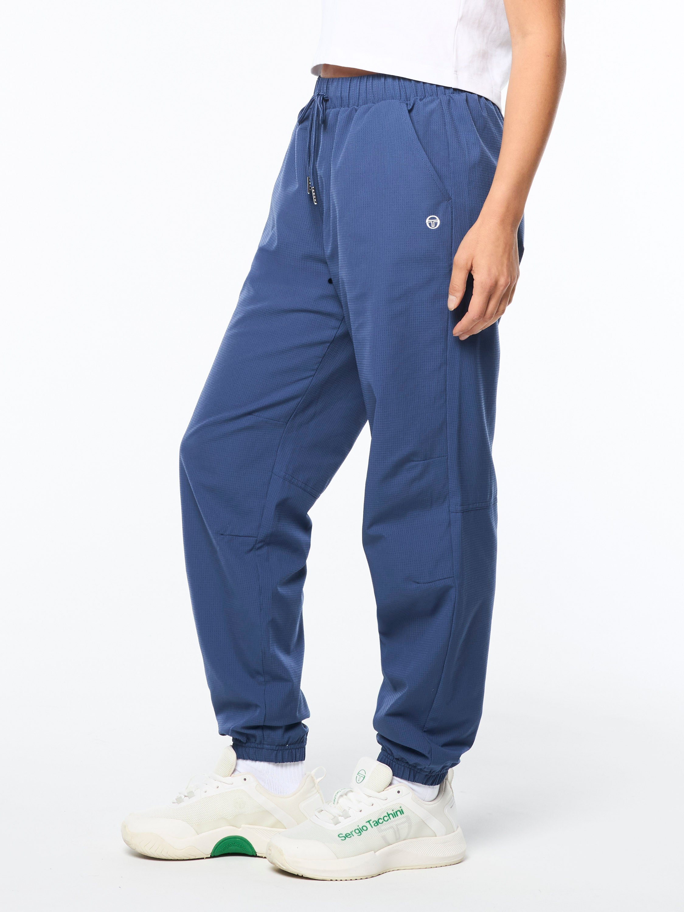Luna Track Pant - Blue Indigo Women's Athletic Joggers for Running, Yoga & Lounge Wear | Comfortable & Stylish Workout Pants