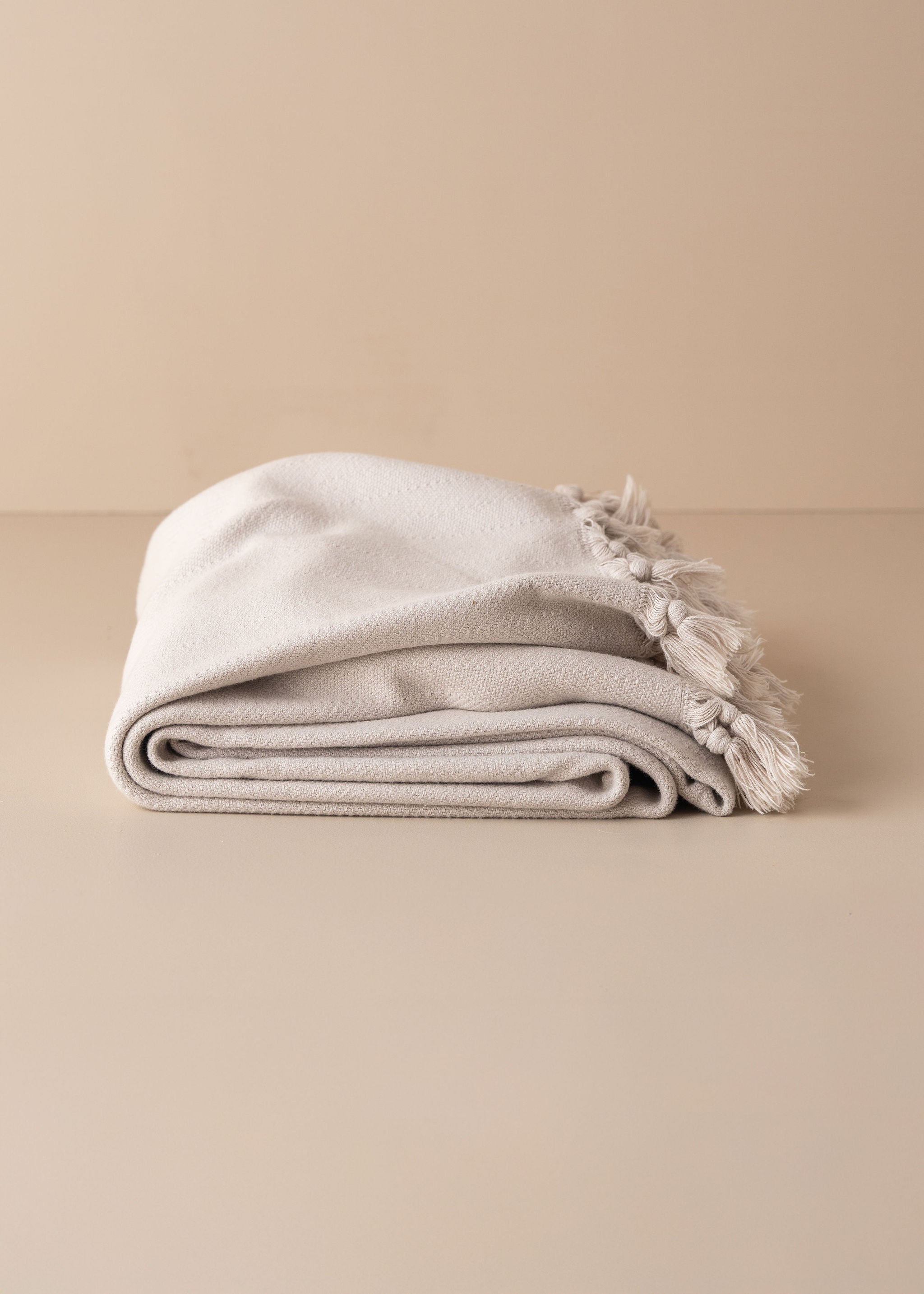 Vintage Washed Cotton Blanket - Soft & Breathable Clay Color Throw Blanket for Bed, Couch, Sofa & Home Decor