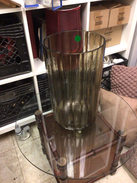 Bo Concepts Large Ribbon Glass Vase - Elegant Home Decor for Living Room, Wedding Centerpiece & Modern Floral Arrangements