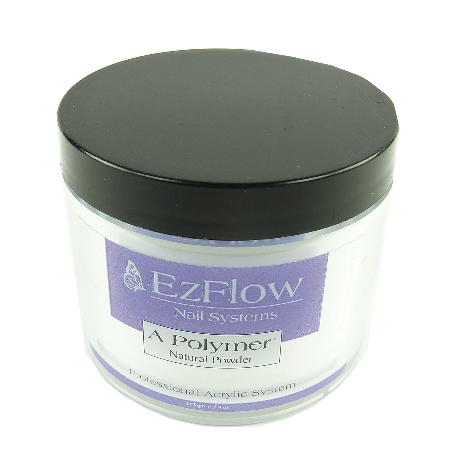EZ Flow A Polymer False Nails Kit - 4oz Natural Acrylic Nails for Salon & DIY Manicure - Perfect for Bridal, Party & Everyday Wear