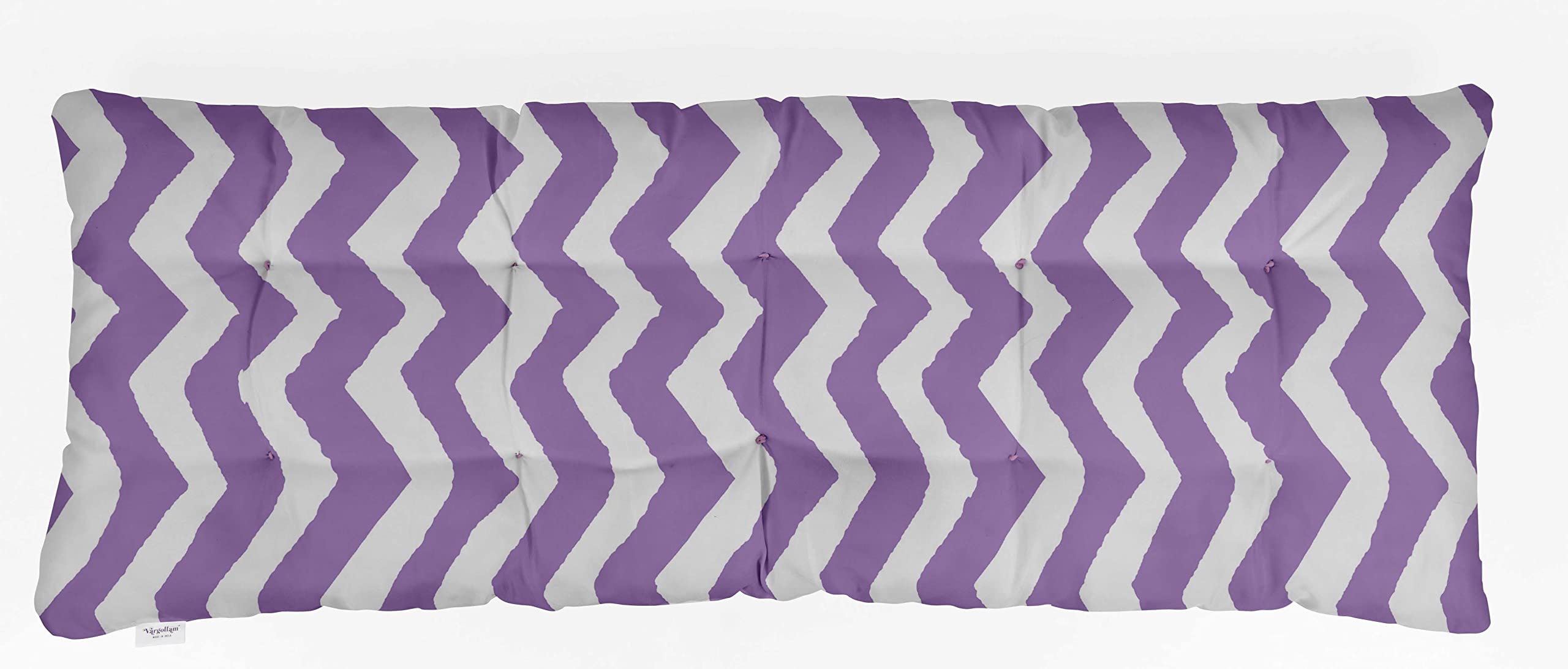**Waterproof Printed Outdoor Bench Cushion - Dusty Purple Lounger Seat Cover for Patio, Garden, Front Porch & Poolside - Durable & Weather-Resistant Furniture Decor**