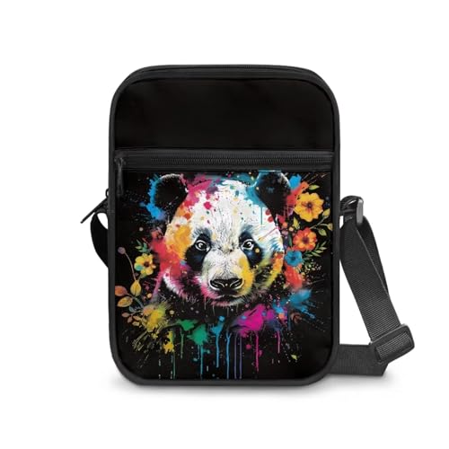 Panda Flower Paint Splatter