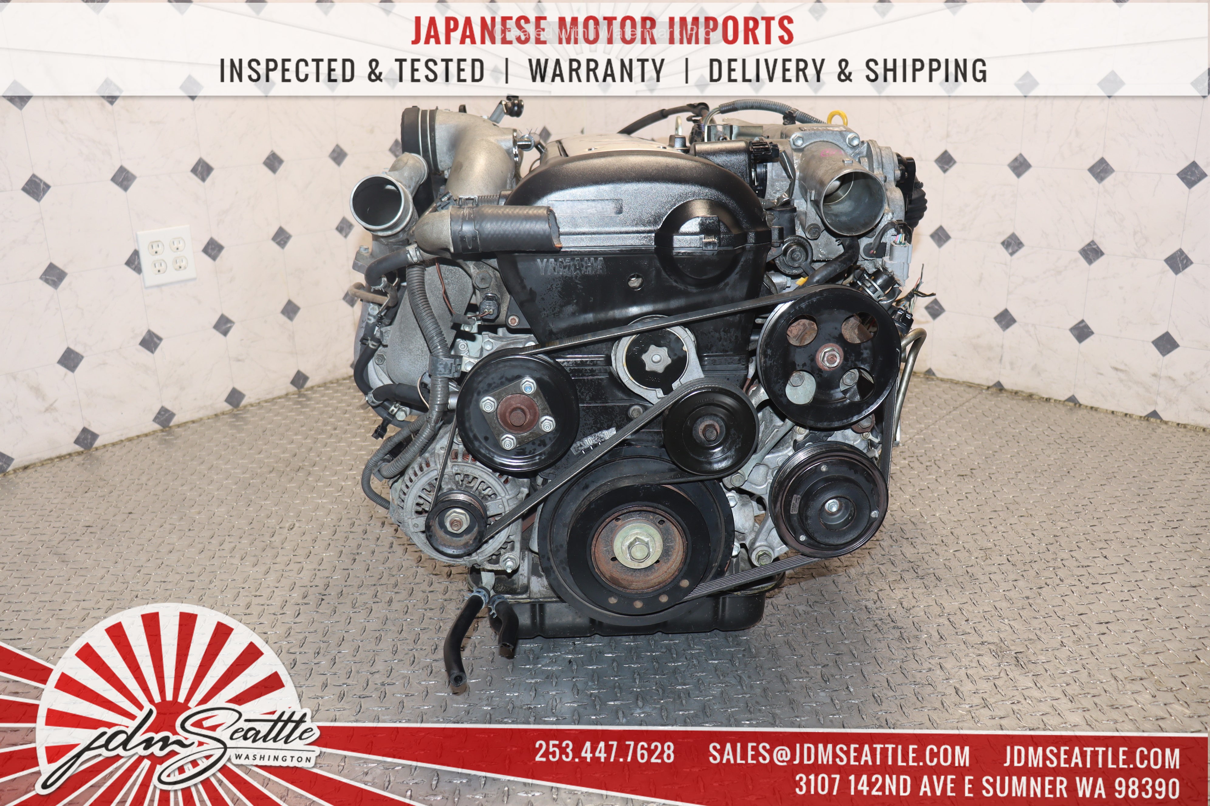 JDM 1JZ-GTE VVTi Turbo Engine & Automatic Transmission Kit - Compatible with Lexus IS300 GS300, Toyota Chaser Mark II, Soarer - Perfect for 1JZ Engine Swap & Performance Upgrades - Ideal for Racing, Drifting & Car Restoration Projects