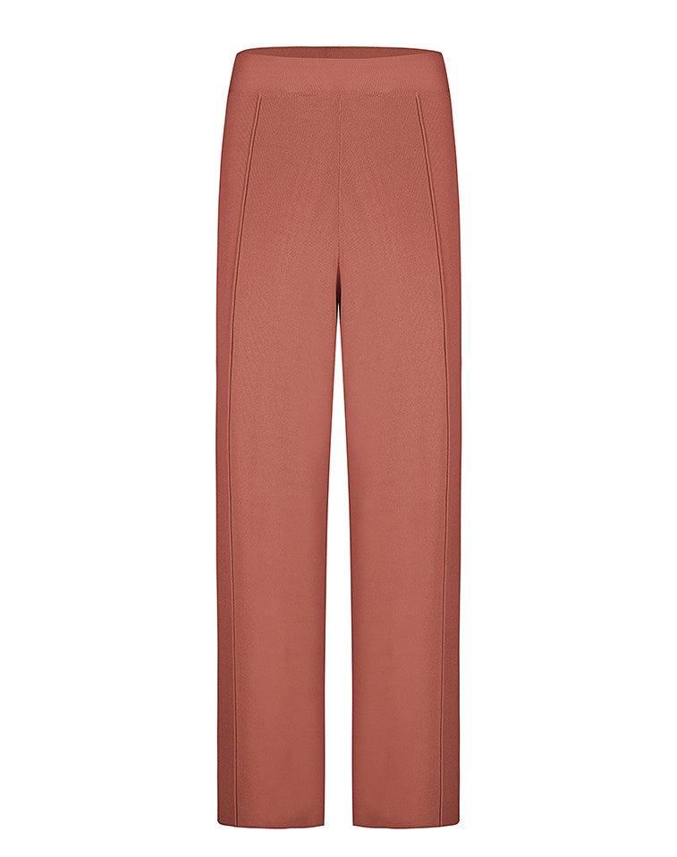 Stylish Full Knit Wide Leg Pants for Women - Comfortable High Waisted Lounge & Casual Pants - Perfect for Yoga, Home Wear, and Everyday Outfits