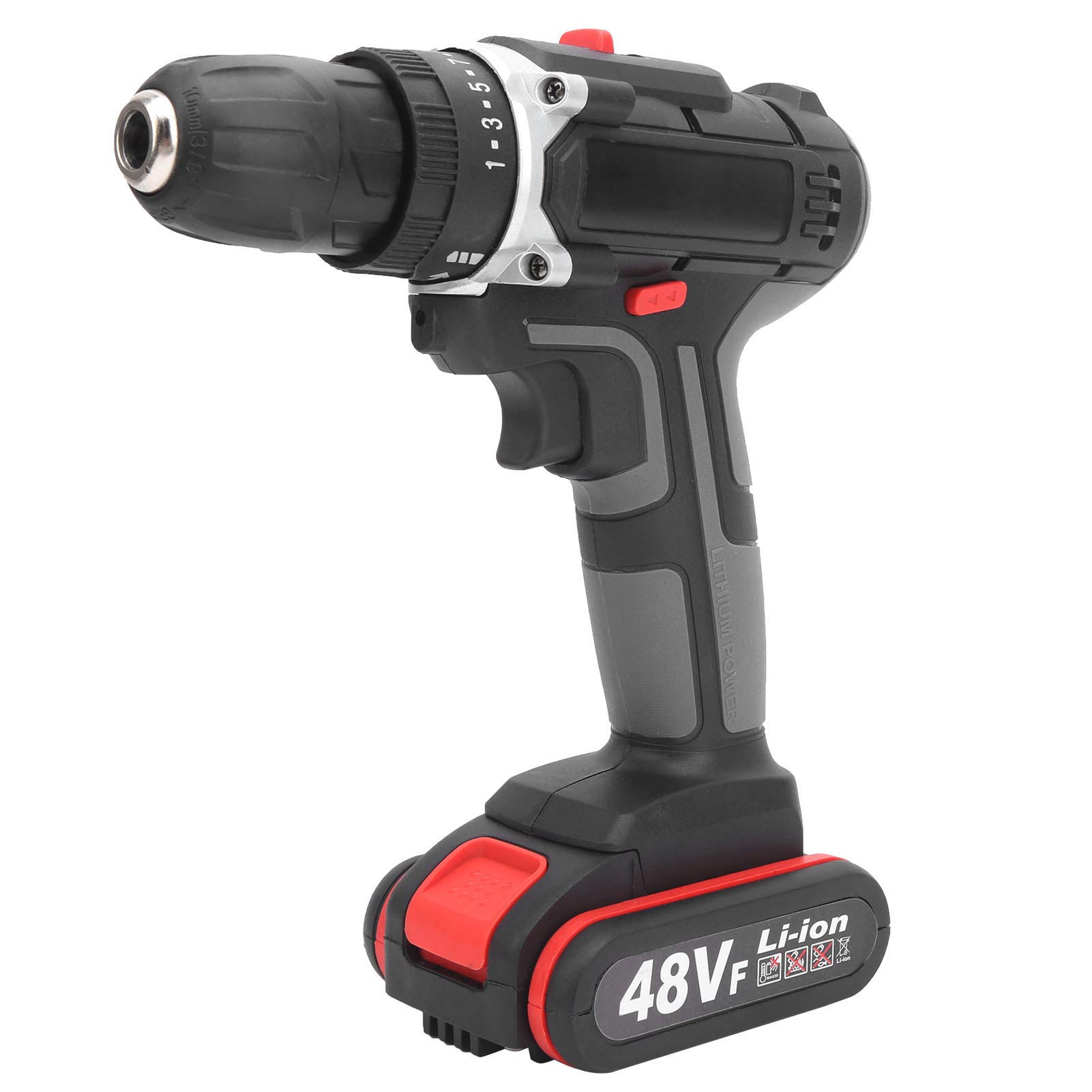 2000RPM Electric Screwdriver Set with 2-Speed Impact & 4D Ventilation - Cordless Drill Driver for Home DIY, Furniture Assembly & Electronics Repair (US Standard)