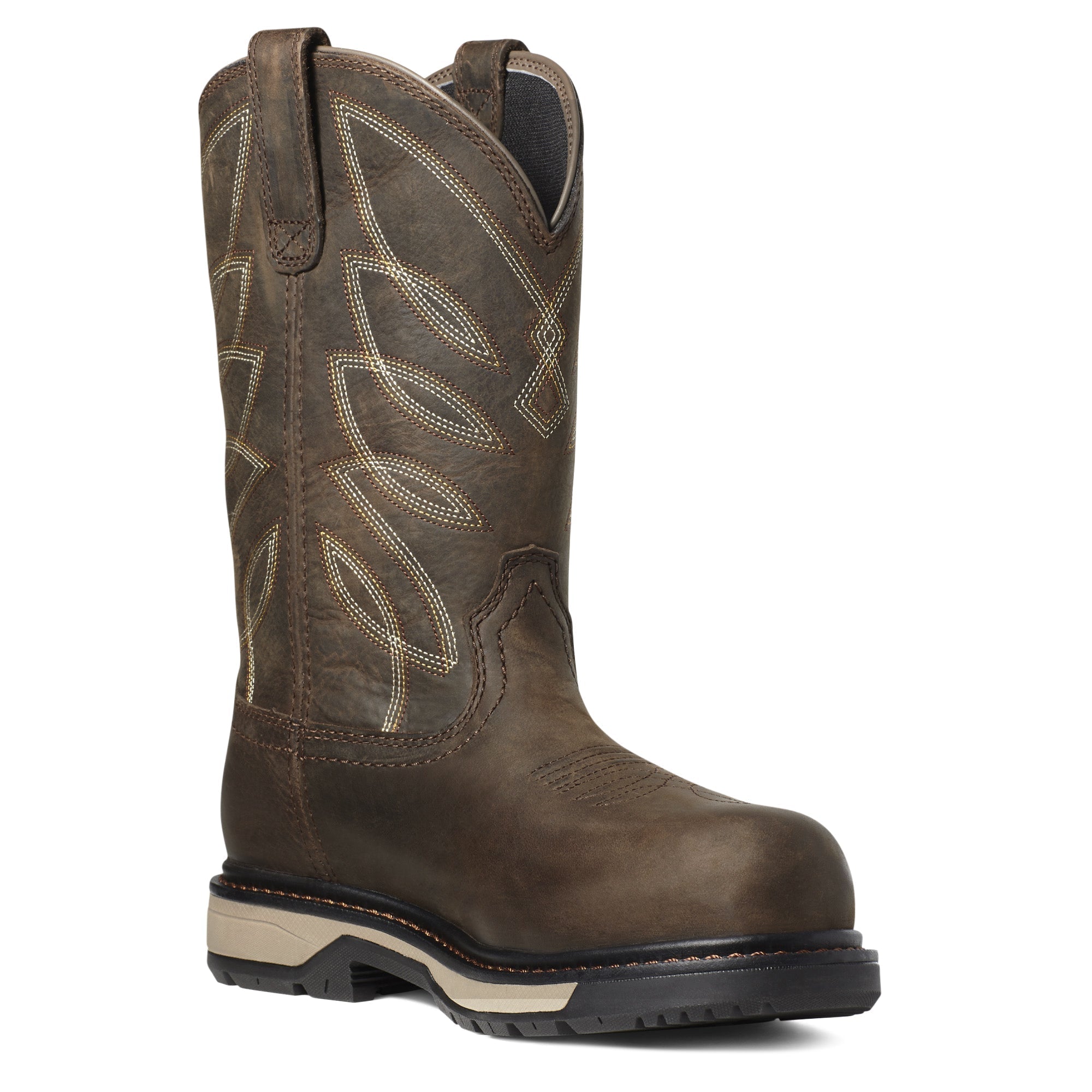 Riveter Women's CSA Certified Waterproof Composite Toe Work Boots - Brown Safety Shoes for Construction, Warehouse & Outdoor Work