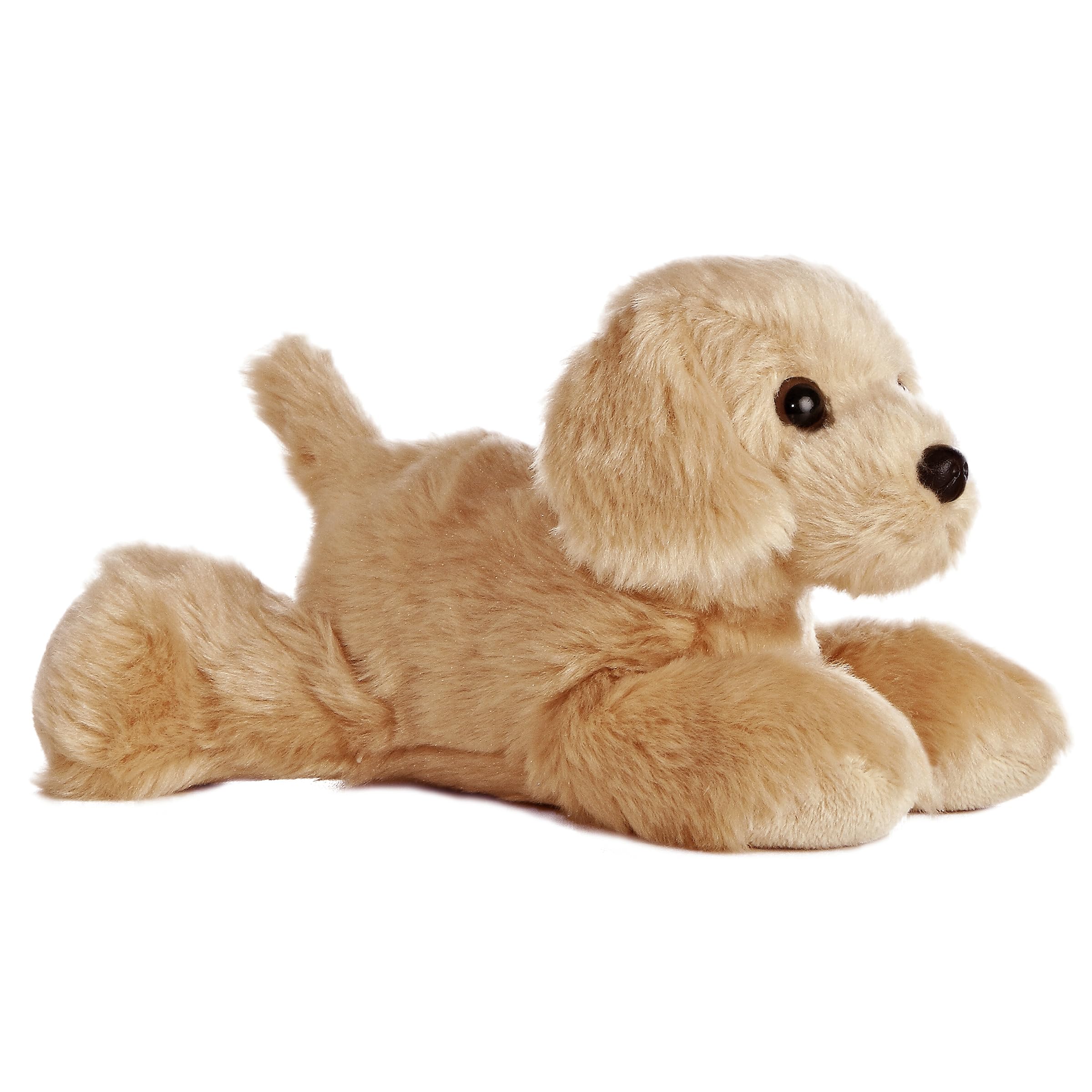 Aurora® Mini Golden Flopsie™ Plush Toy - 8 Inch Brown Stuffed Animal for Kids, Soft & Cuddly Teddy Bear for Playtime, Gifts, and Comfort | Perfect for Bedtime, Nursery Decor, and Travel Companions