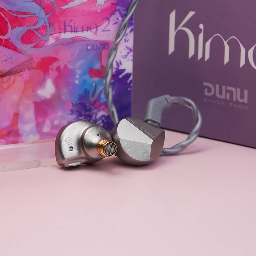 DUNU Kima2 DLC Composite Diaphragm Dynamic Driver IEM Earphones - High Resolution Audio for Music Lovers & Audiophiles - Perfect for Studio Monitoring, Gaming & Travel