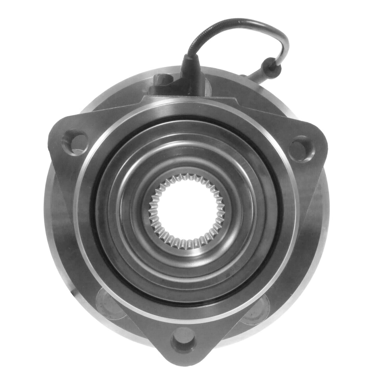 Detroit Axle - 2pc Front Wheel Bearing Hub Assembly Replacement for Jeep Wrangler JK (2011-2018) - High Performance, Easy Installation - Perfect for Off-Roading & Daily Driving