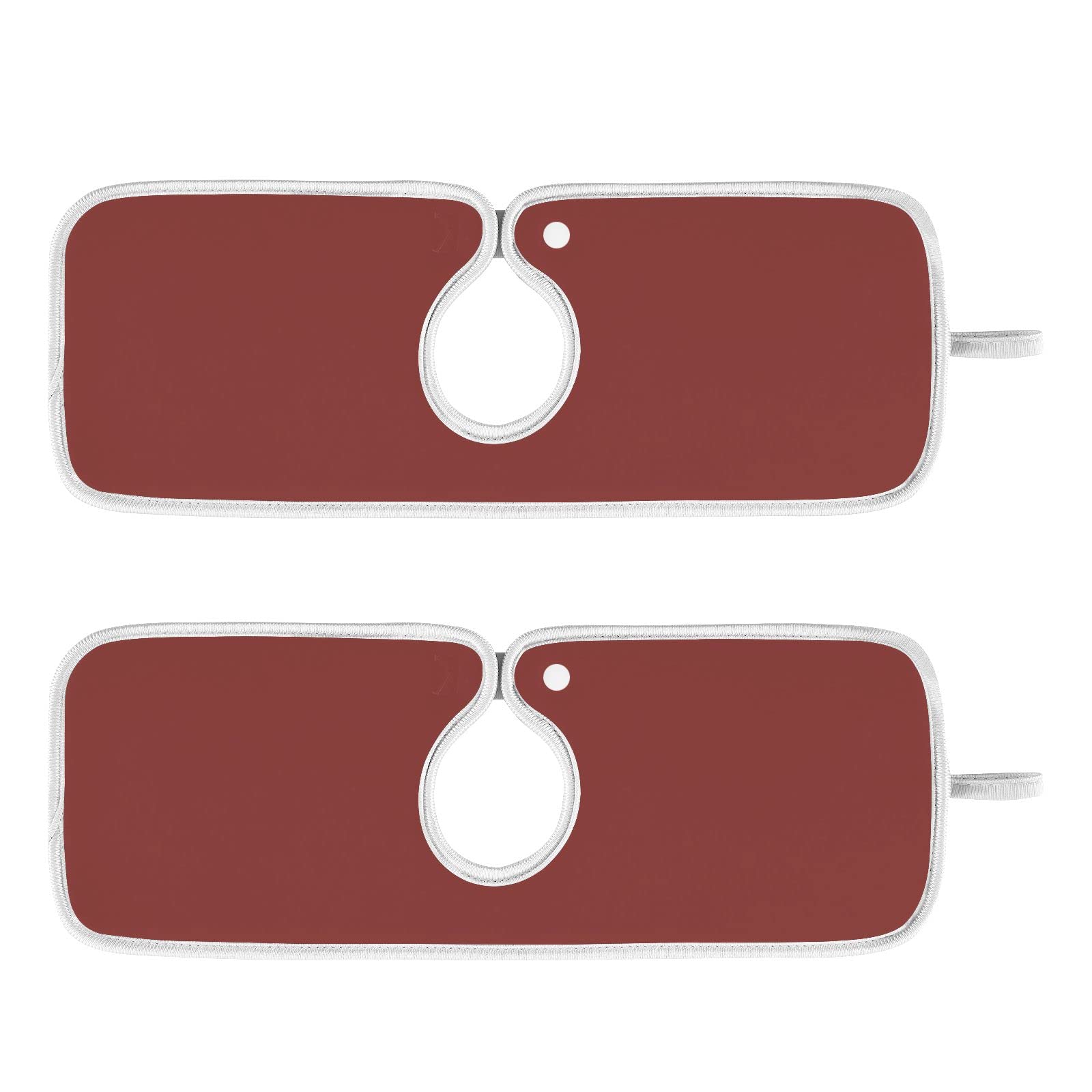 Non-Slip Sink Splash Guard Mat - Fast Drying Kitchen Faucet Drip Catcher (2pcs) for Countertop Protection