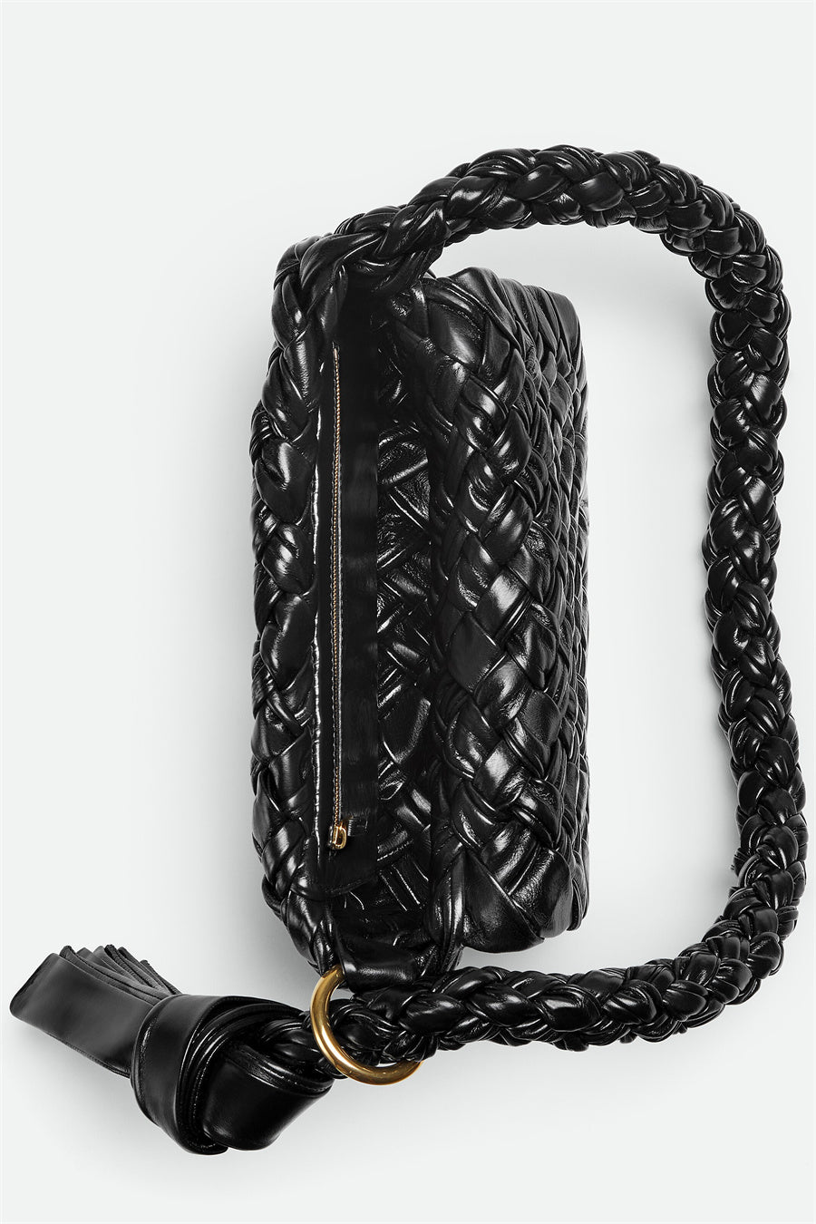 Giana Weave Shoulder Bag for Women - Stylish Black Crossbody Purse - Perfect for Work, Travel & Everyday Use