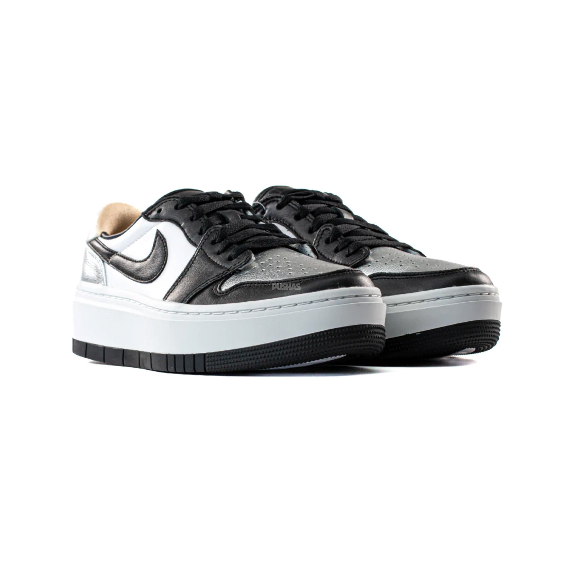 Air Jordan 1 Low LV8 Elevate 'Silver Toe' Women's Sneakers (2022) - Stylish Casual Shoes for Running, Gym & Streetwear Fashion
