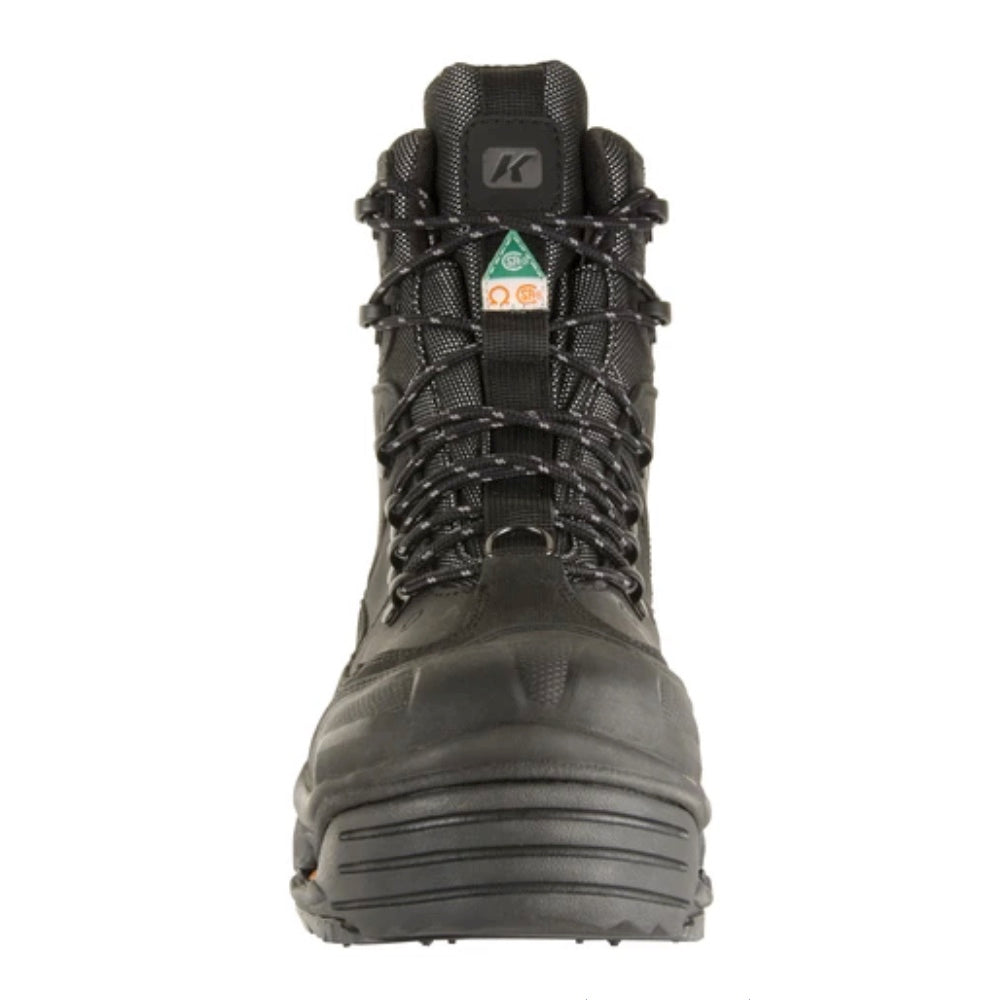 Korkers Snowjack Pro Men's Size 9 Composite Toe Winter Safety Boots IB7520BK - Waterproof Work Boots for Construction, Snow Removal & Outdoor Winter Jobs