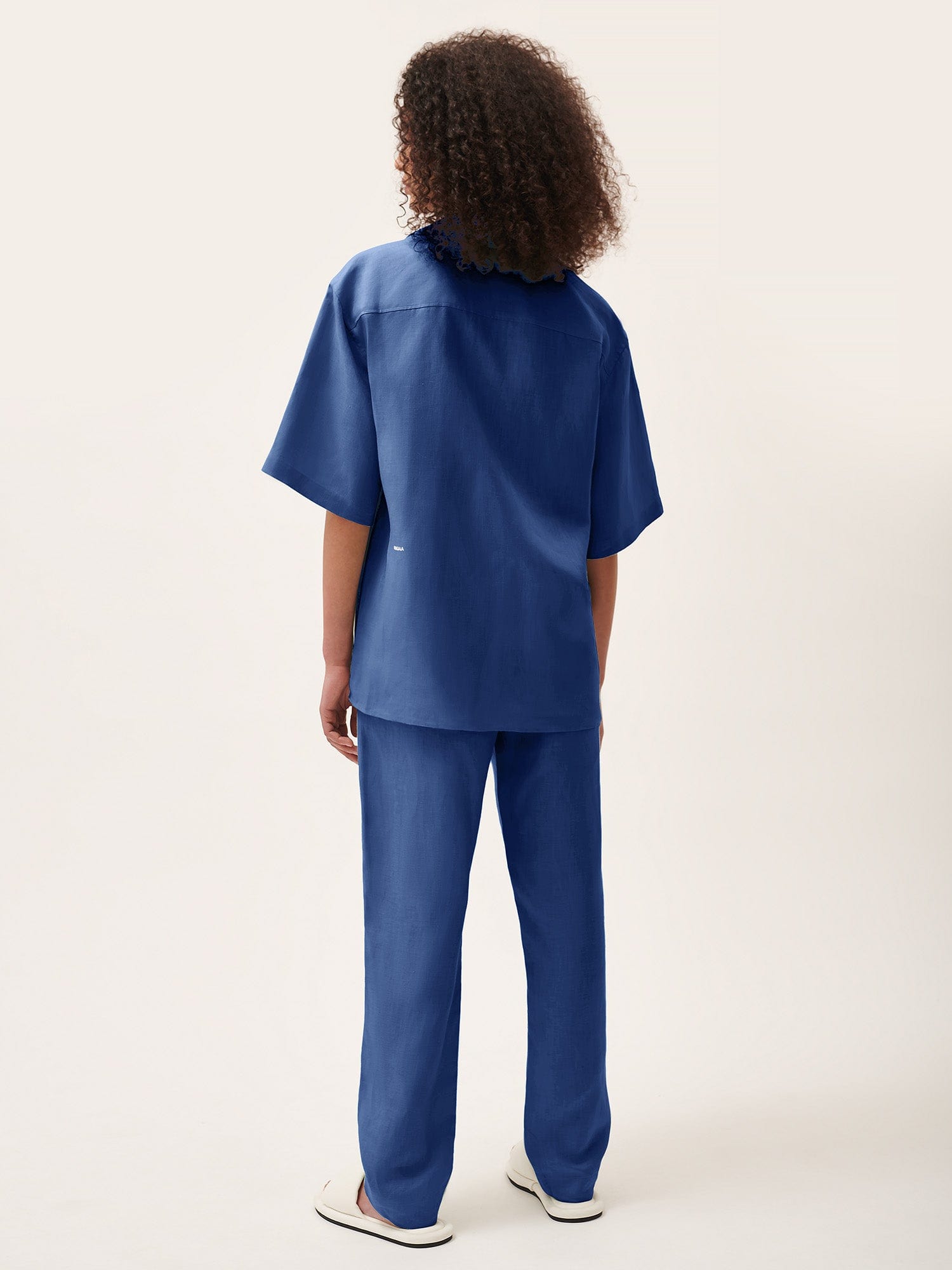 Women's DNA Linen Pants - Lapis Blue | Comfortable & Breathable Summer Trousers for Casual Wear, Office & Travel