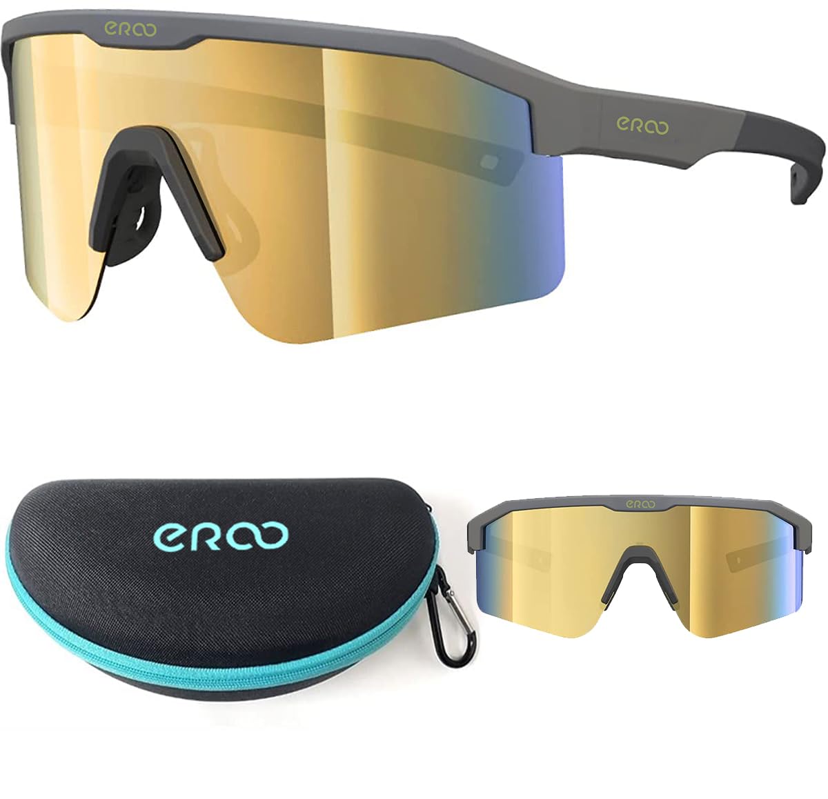Eazyrun Polarized Sports Sunglasses for Women & Youth - Lightweight Small Frame for Baseball, Softball, Cycling, Running & Pickleball - Perfect for Outdoor Activities & Summer Sports Protection