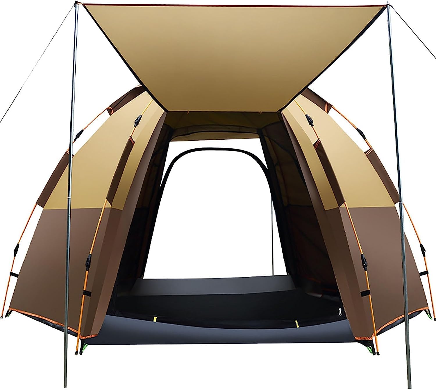 Automatic Outdoor Camping Tent for 5-8 People - Family Size Instant Setup Waterproof Beach & Backpacking Tent for Summer Adventures, Picnics, and Beach Vacations