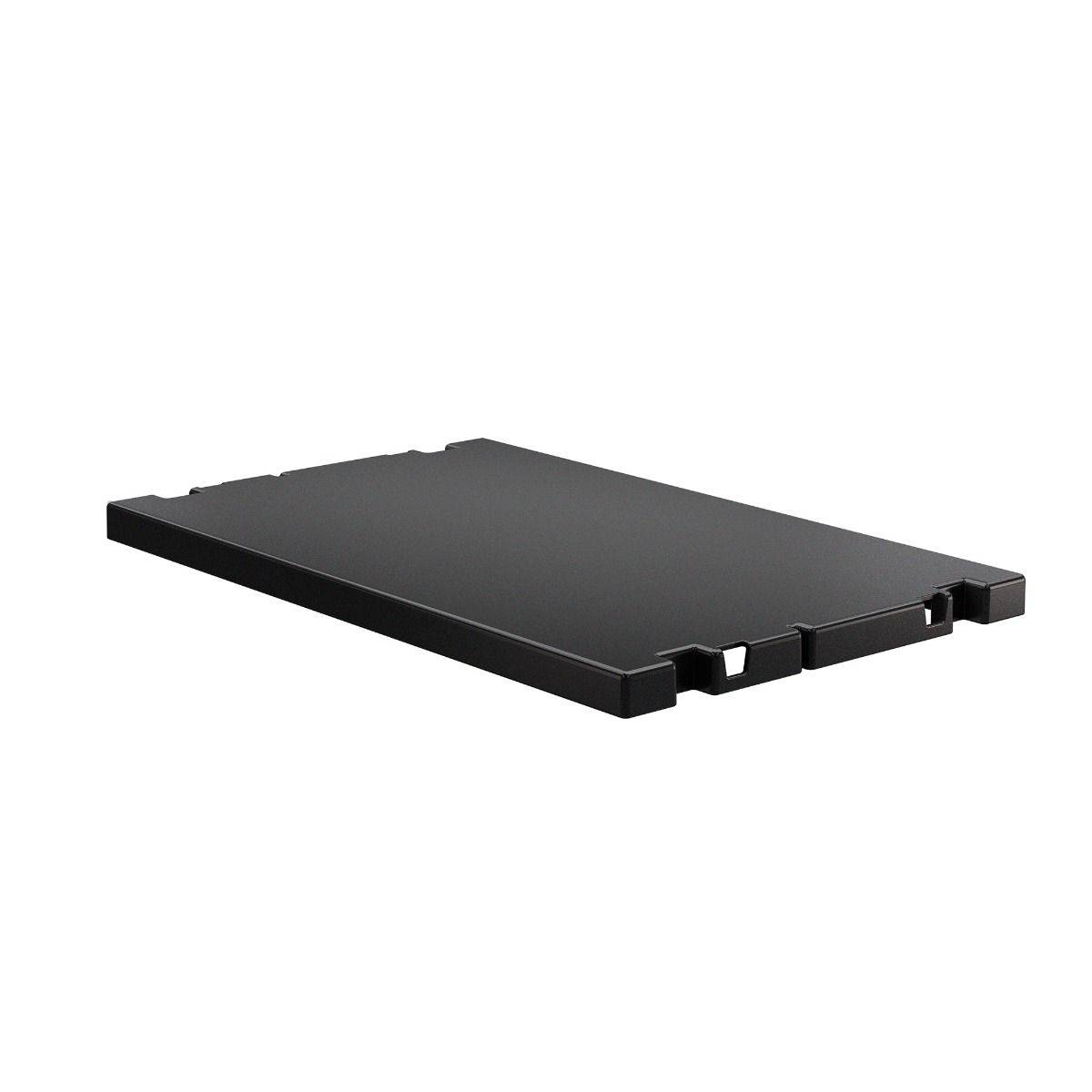 Adjustable Black Shelf - Sturdy & Versatile Storage Solution for Home, Office, or Garage Organization