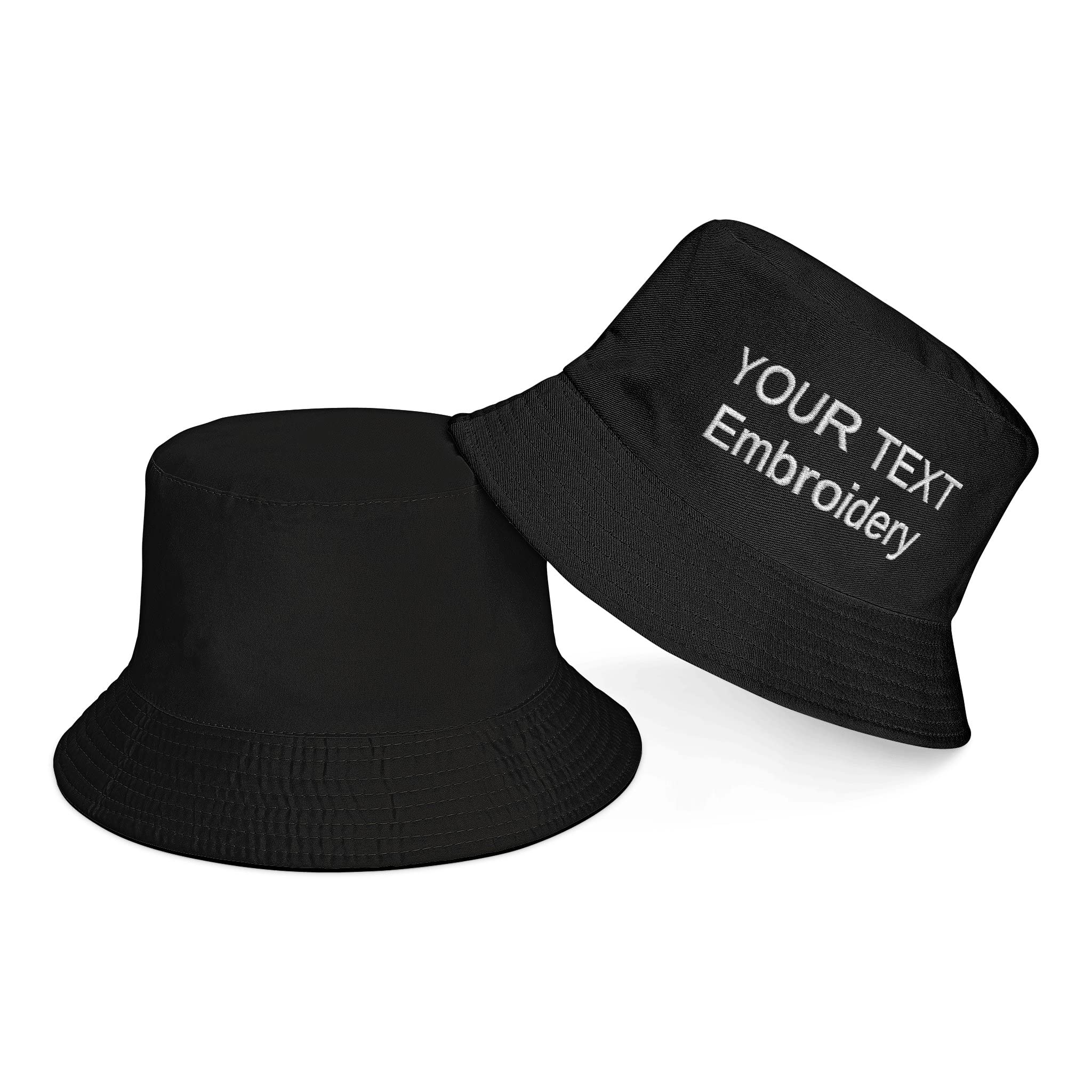 Custom Embroidered Beanie Bucket Hat & Baseball Cap - Personalized Text for Men & Women - Perfect for Sports, Outdoor Activities & Fashion Accessories