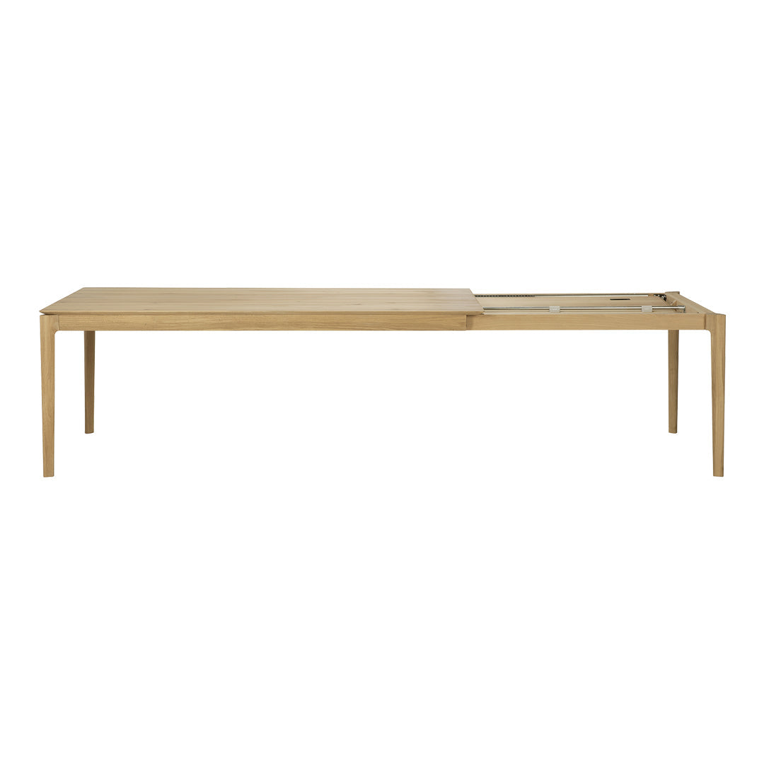 Bok Extendable Dining Table - Expandable Rectangular Wooden Table for 6-10 People | Perfect for Family Dinners & Entertaining Guests