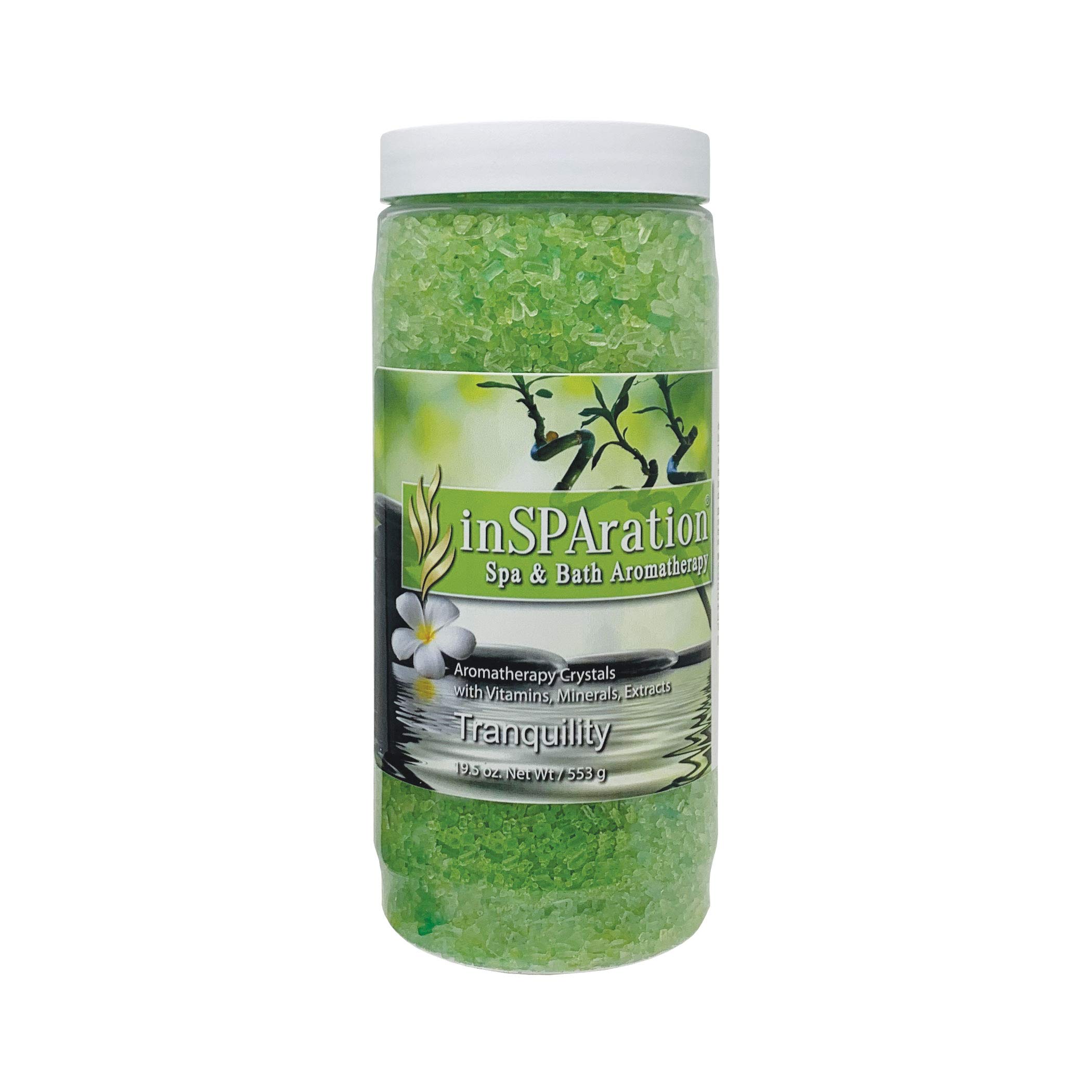 Tranquility Crystals for Spa & Hot Tubs - 19oz | Relaxing Bath & Massage