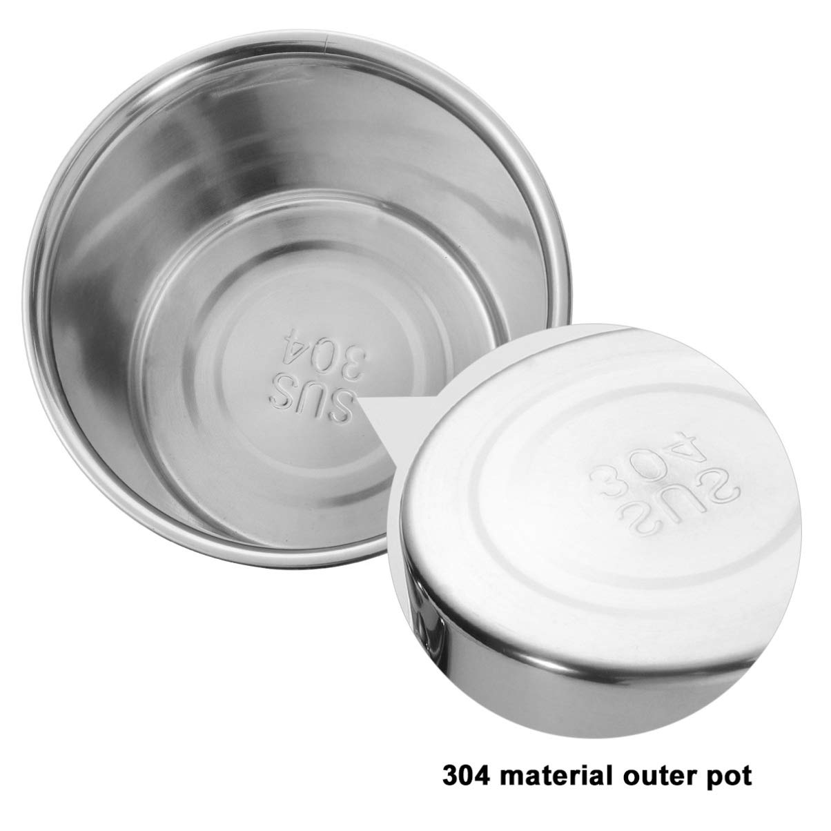 DOITOOL 2-Pack Stainless Steel Chocolate Melting Pot - Professional Butter & Candy Melting Pan for Baking, Candy Making & Dessert Preparation - Ideal for Home Kitchens & Commercial Bakeries
