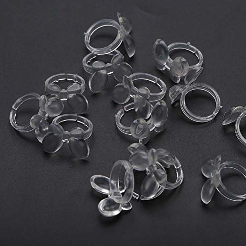 50Pcs Butterfly False Nail Tips Display Rings - Nail Art Practice Wheels for Acrylic Nails & Polish Color Display - Professional Nail Salon Equipment & DIY Manicure Supplies (Style 01) - Perfect for Nail Technicians, Beauty Students & Home Manicure Practice