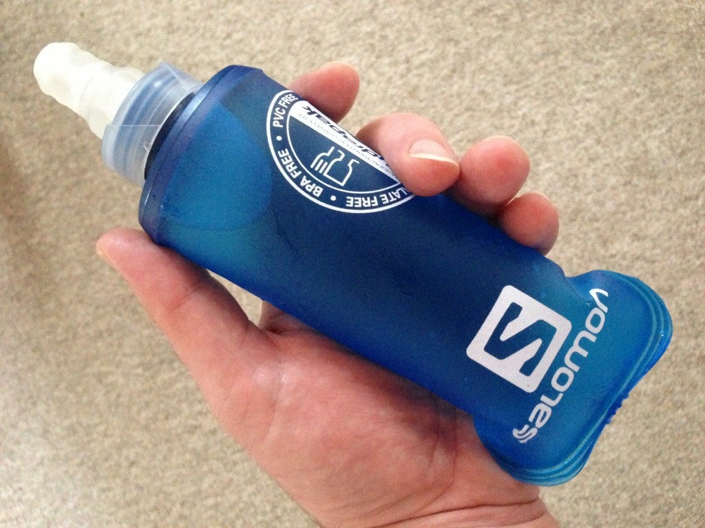 Salomon Soft Flask 8oz (250mL) - Lightweight Collapsible Water Bottle for Hiking, Running & Outdoor Adventures - BPA Free Hydration Pack Accessory