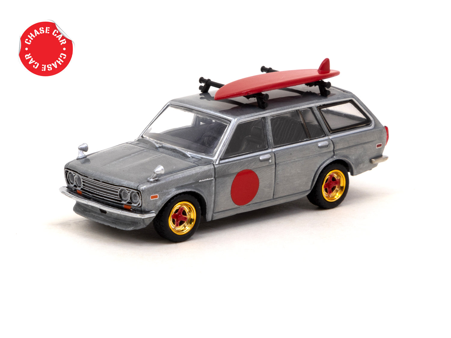 Tarmac Works 1/64 Scale Datsun Bluebird 510 Wagon Diecast Model Car - Black MIJO Special Edition - GLOBAL64 Collection - Perfect for Collectors & Display
