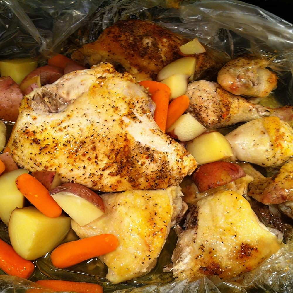 Reynolds Oven Bags Large Roasting Bags - 5 Count for Turkey, Chicken, Beef & Vegetables - BPA-Free Cooking Bags for Easy Cleanup & Juicy Meals