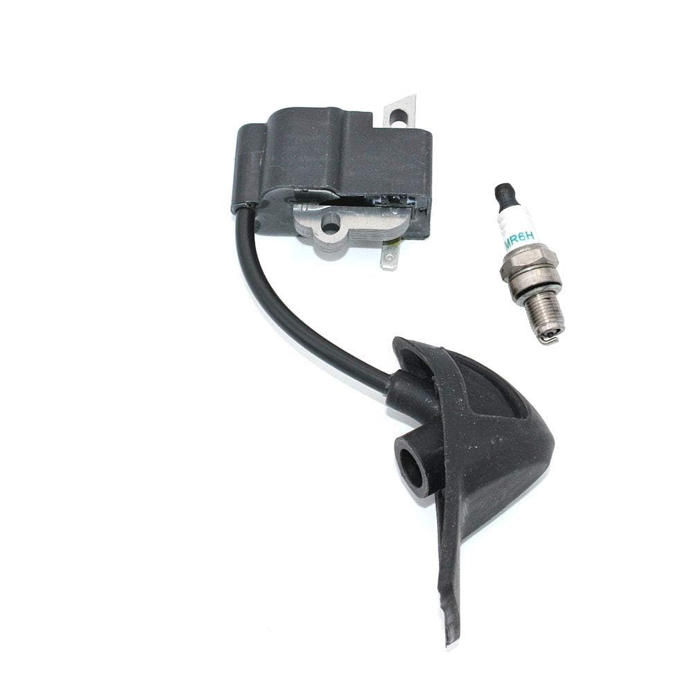 High Performance Ignition Coil Module with CMR6H Spark Plug for Stihl BG56 BG56C SH56 BG86 BG86C SH86 Leaf Blowers - Replacement Part #4241 400 1318 0000 400 7011 - Perfect for Lawn Maintenance & Yard Work