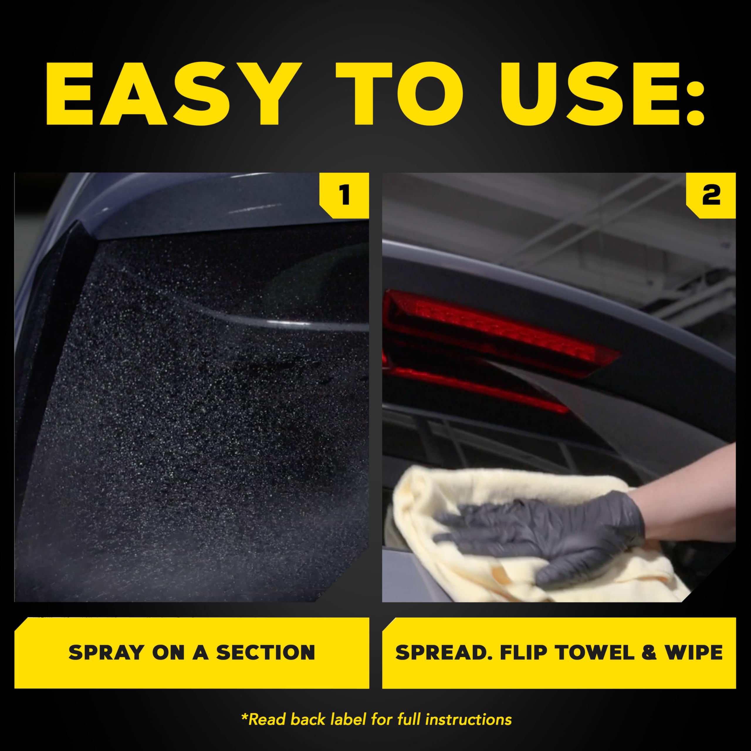 Meguiar's Ultimate Glass Cleaner & Water Repellent - 16oz Premium Car Window Cleaner with Hydrophobic Rain Repellent Technology for Streak-Free Shine and Improved Visibility in Rain - Perfect for Cars, Trucks, Motorcycles and Home Windows