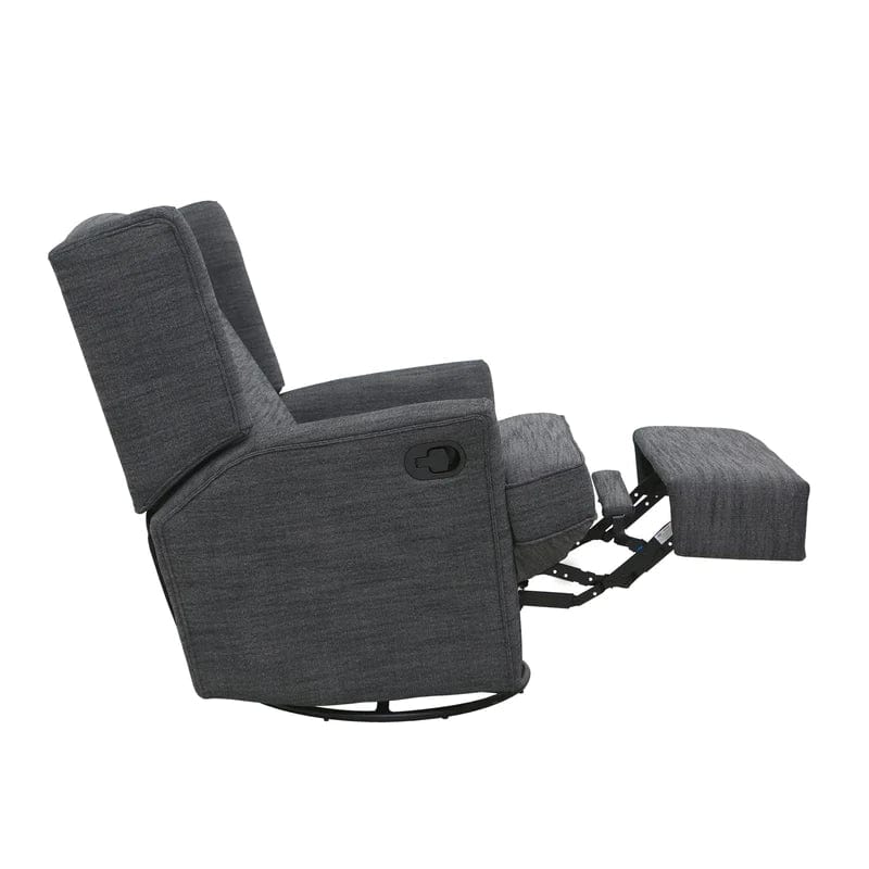 Hemingway Swivel Recliner Chair - Second Story Home Comfortable Leather Reclining Chair with 360° Rotation - Perfect for Living Room, Home Theater & Office Relaxation