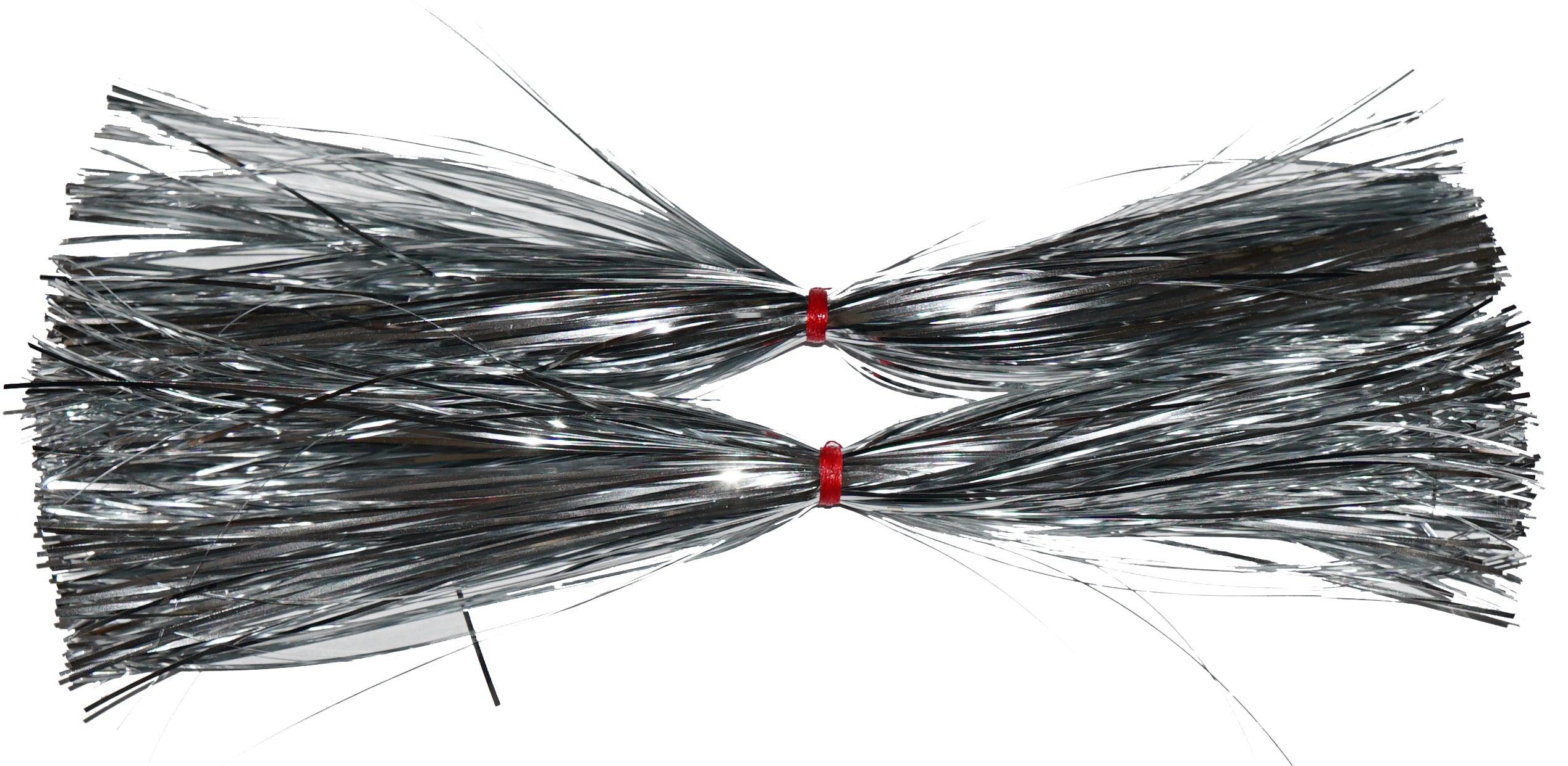 8 Pre-Tied Flashabou Tails - 2 Pack for Fly Fishing, Bass Fishing & Trout Fishing Lures - Perfect for Streamers, Jigs & Saltwater Flies