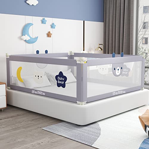 HOLIKE Extra Long Bed Rails for Toddlers - 60