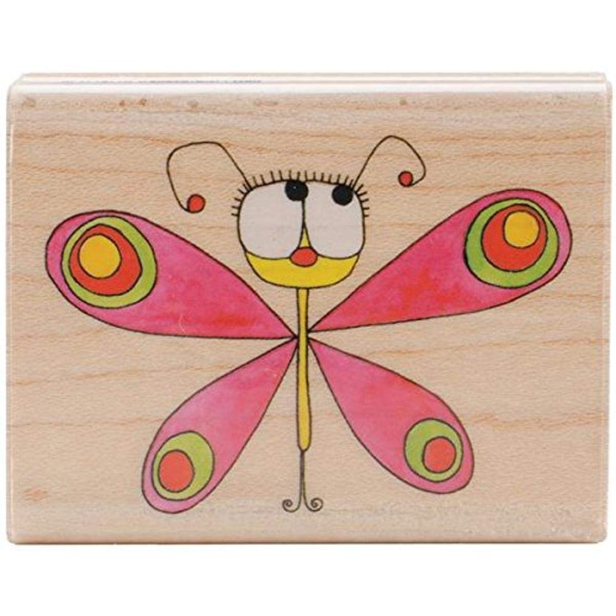 Penny Black Flutterfly Rubber Stamp 2x2.5 Inch for Card Making & Scrapbooking