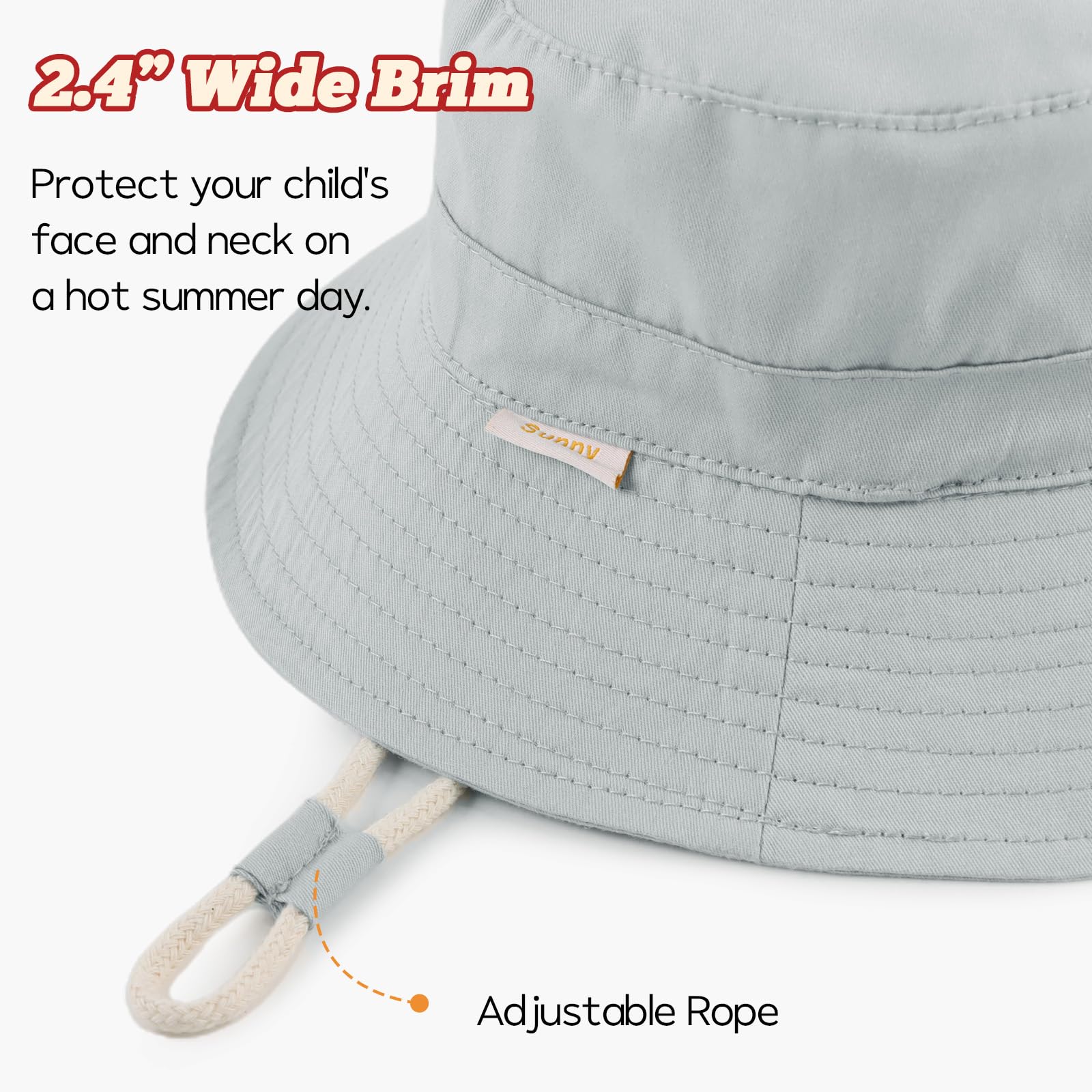 Baby & Toddler Sun Hat for Girls & Boys - UV Protection Bucket Hat for Newborns & Infants | Summer Beach Cap for Kids - Perfect for Outdoor Play, Park, and Beach Trips