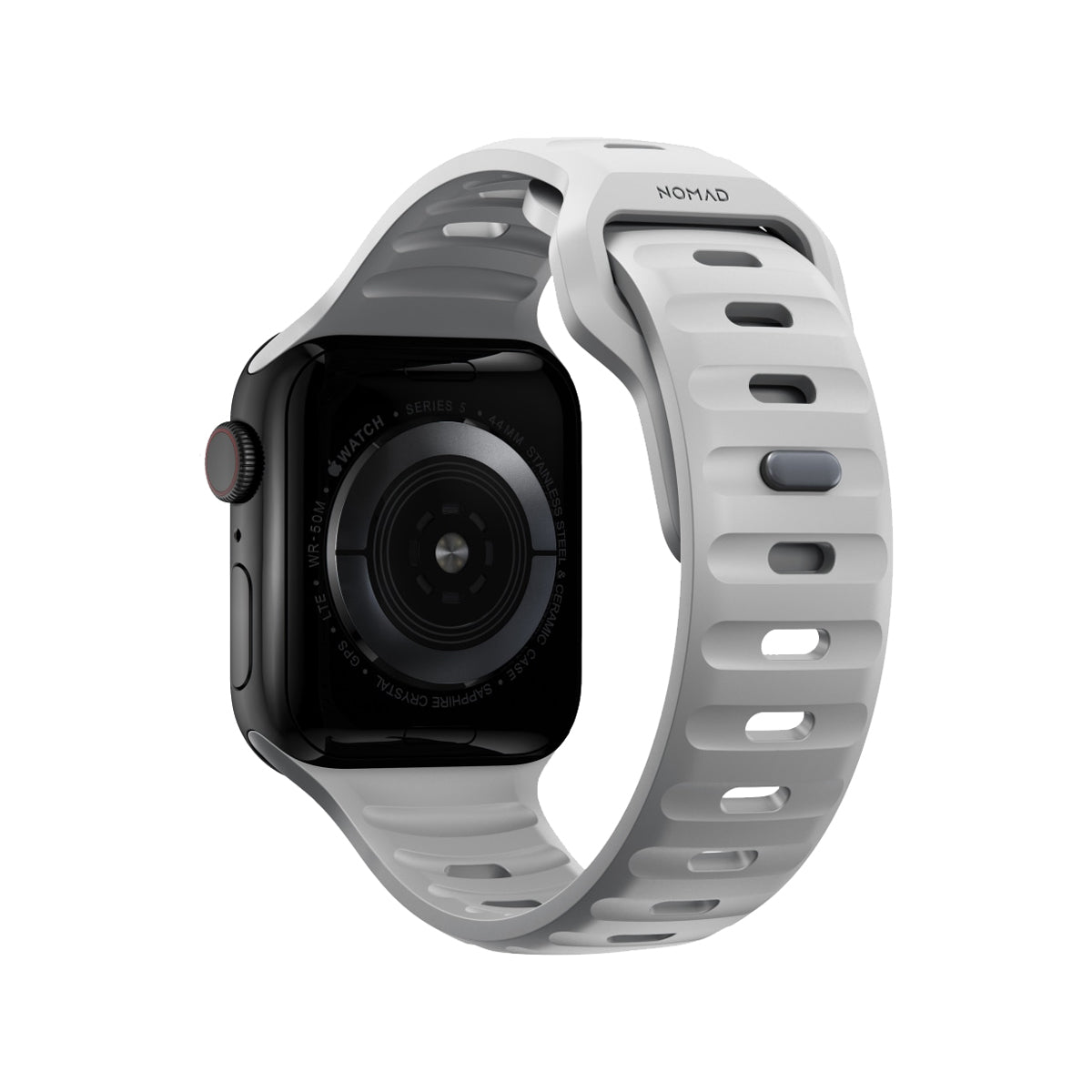 Nomad Sport Band for Apple Watch 45mm / 49mm - Lunar Gray | Durable & Comfortable Fitness & Everyday Wear Accessory