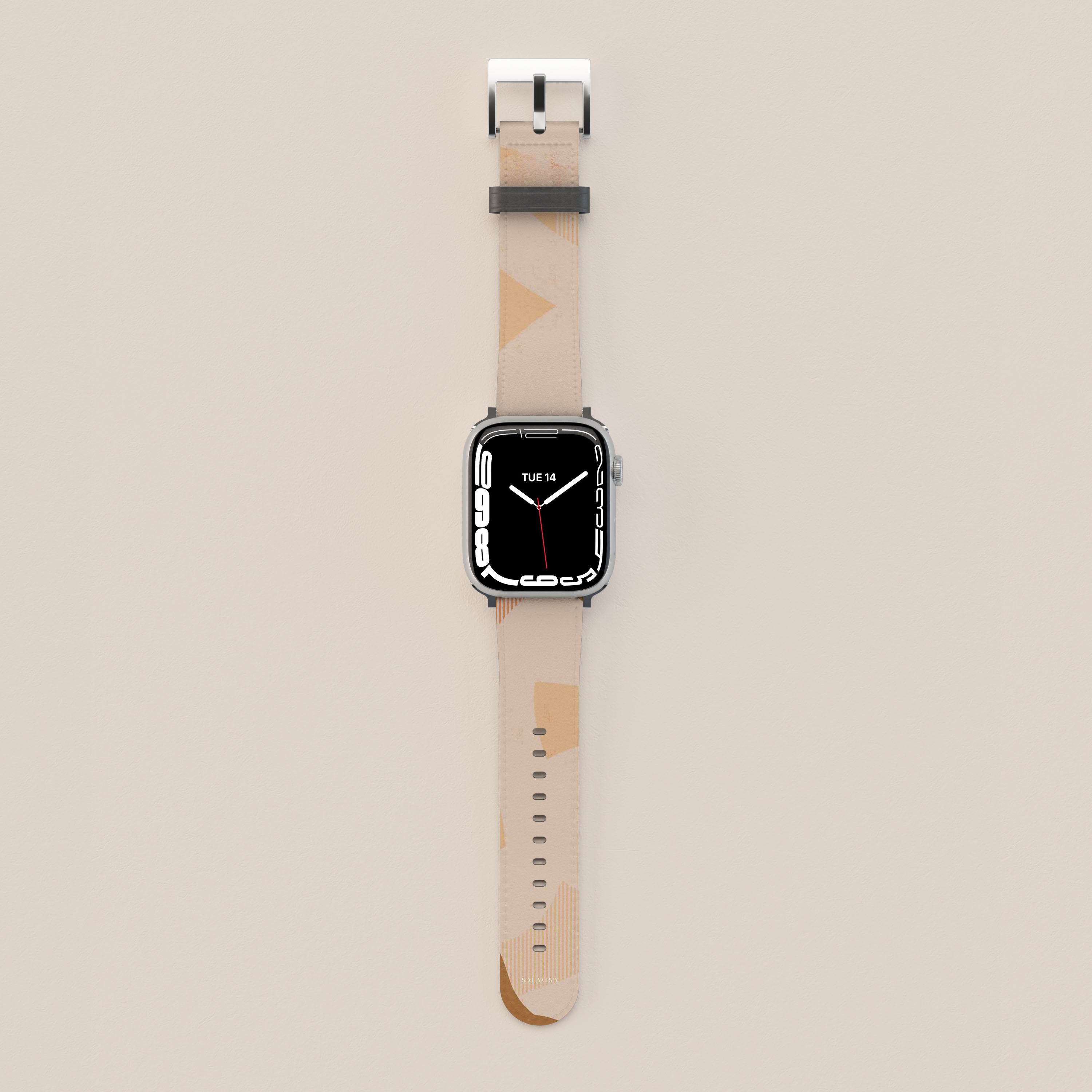 Organic Cotton Apple Watch Band - Soft, Breathable & Eco-Friendly Strap for Women & Men - Perfect for Workouts, Running & Everyday Wear