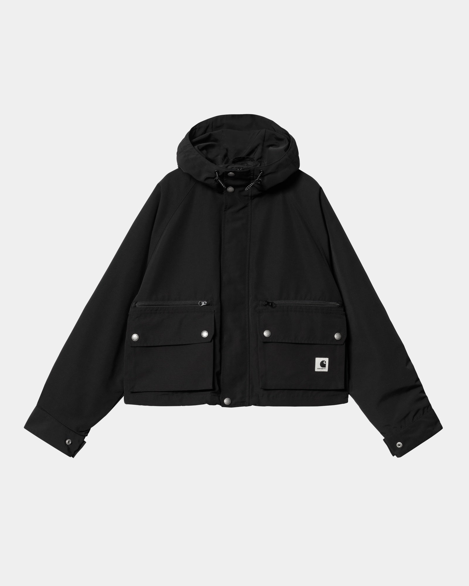 Women's Irwin Jacket - Waterproof Windbreaker Jacket for Outdoor Hiking & Travel | Black | Lightweight & Breathable