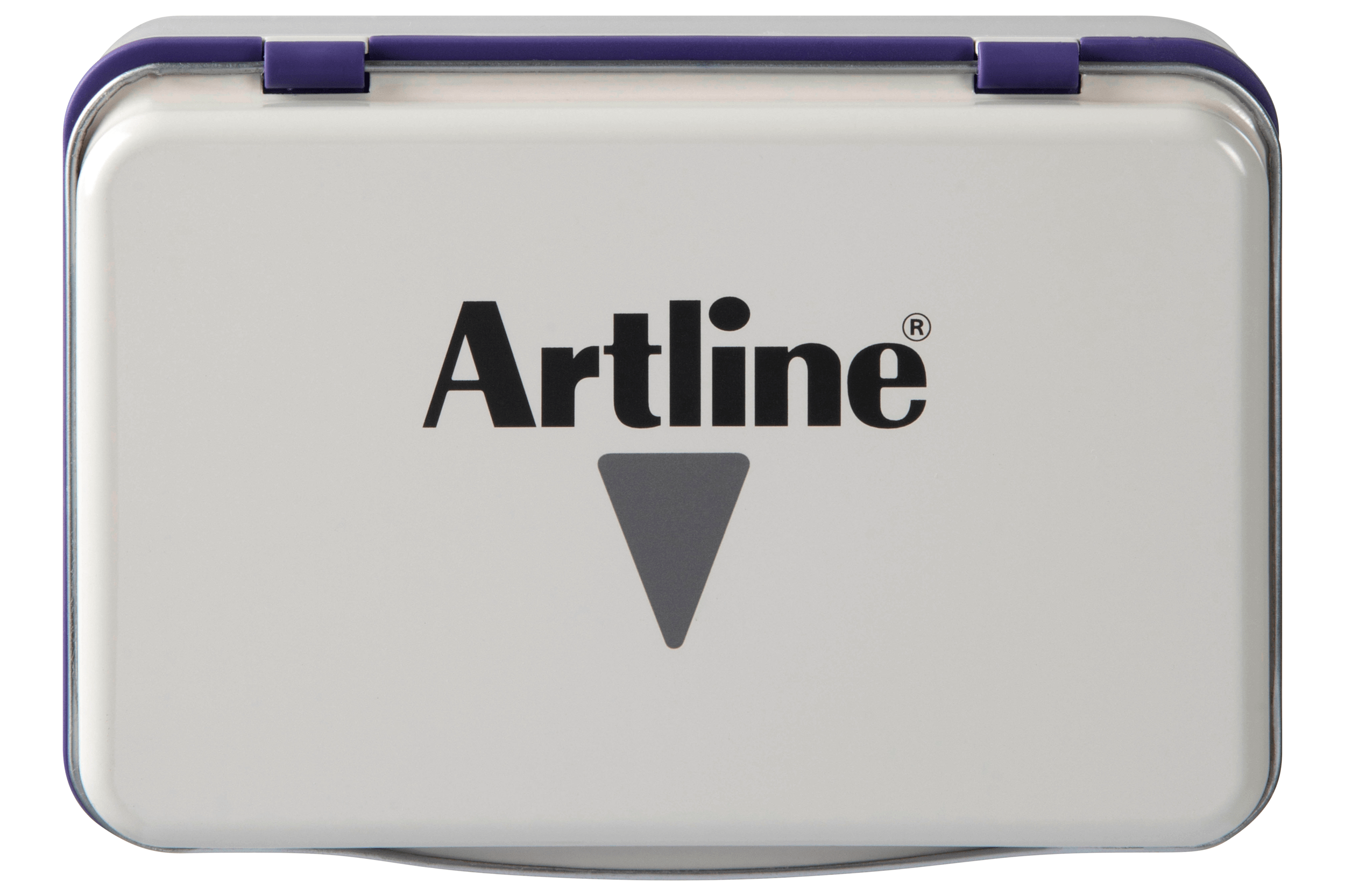 Artline EHJ 3 Stamp Pad - 67mm x 106mm Purple Ink Pad for Document Stamping, Crafting & Office Use
