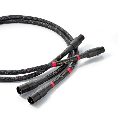 Audience Studio TWO XLR Interconnect Cable Pair - High-Quality Balanced Audio Cables for Professional Studio Recording, Live Performances & PA Systems