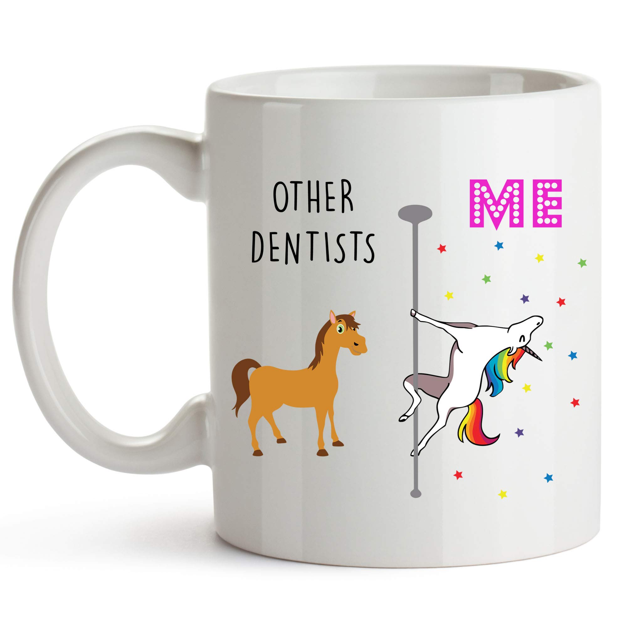 Unicorn Dentist Coffee Mug - 11oz Funny Dental Gift for Women Dentists - Perfect for Office, Home & Coffee Breaks