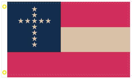 5th Kentucky Orphan Brigade 100D Rough Tex Flag 3x5 Feet - Durable Polyester Civil War Reenactment Flag for Outdoor & Indoor Display, Historical Events, and Patriotic Decor