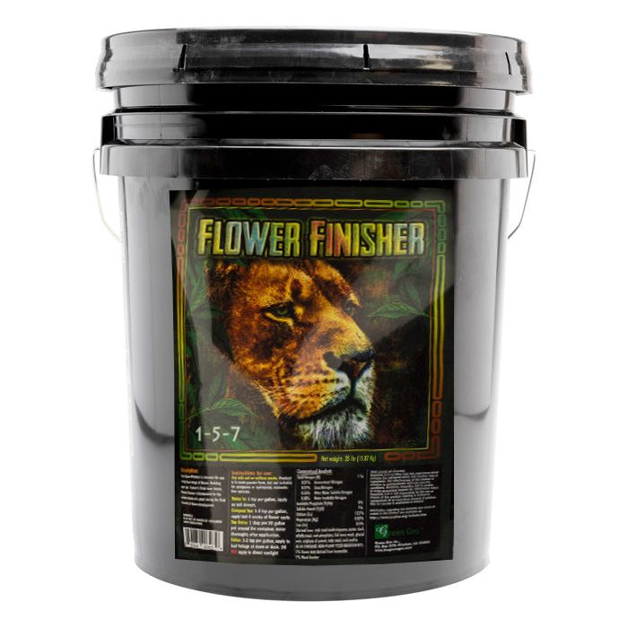 GreenGro Biologicals Flower Finisher - Organic Bloom Booster for Plants | Enhances Flowering & Bud Development | Perfect for Indoor/Outdoor Gardens, Hydroponics & Greenhouse Use