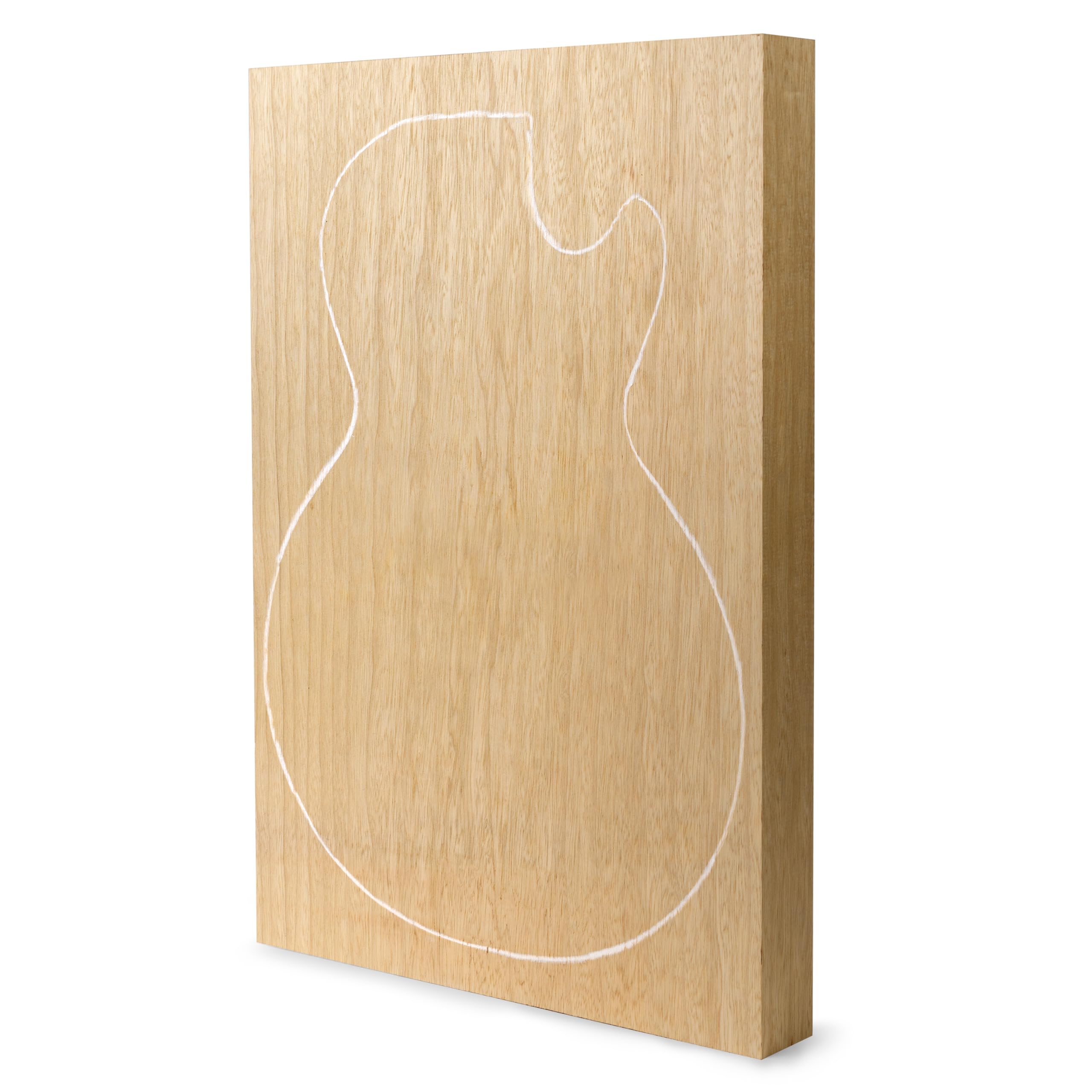 Premium StewMac Korina 2-Piece Electric Guitar Body Blank - High-Quality Tonewood for Custom Guitar Building & DIY Luthier Projects - Perfect for Les Paul, SG & Telecaster Style Guitars