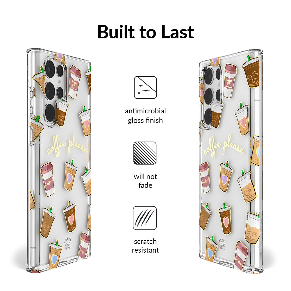 Premium Clear Samsung Galaxy Case - Shatterproof & Scratch-Resistant Phone Cover for Galaxy S23/S22/S21 - Perfect for Everyday Use, Travel & Work