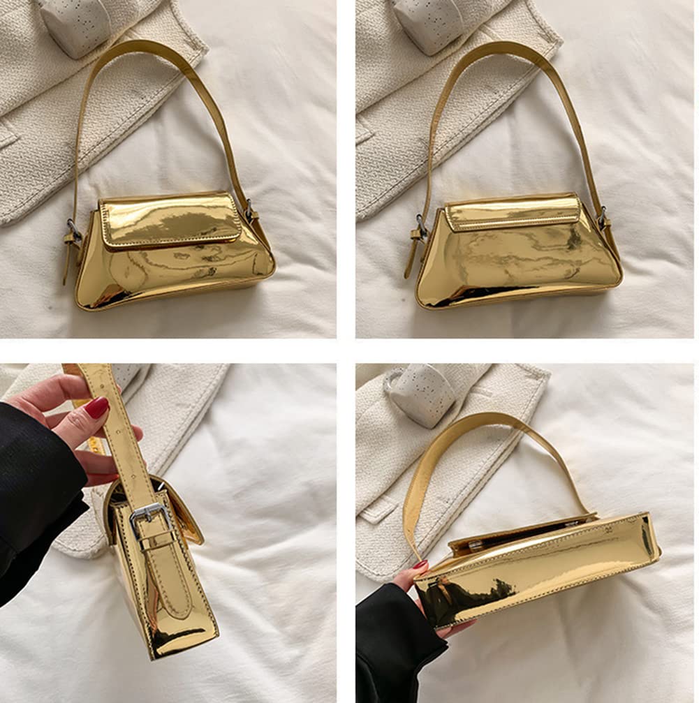 Y2K Women's Silver Evening Hobo Tote Handbag - Fashionable Satchel Clutch & Crossbody Bag for 2024 | Perfect for Parties, Date Nights & Special Occasions