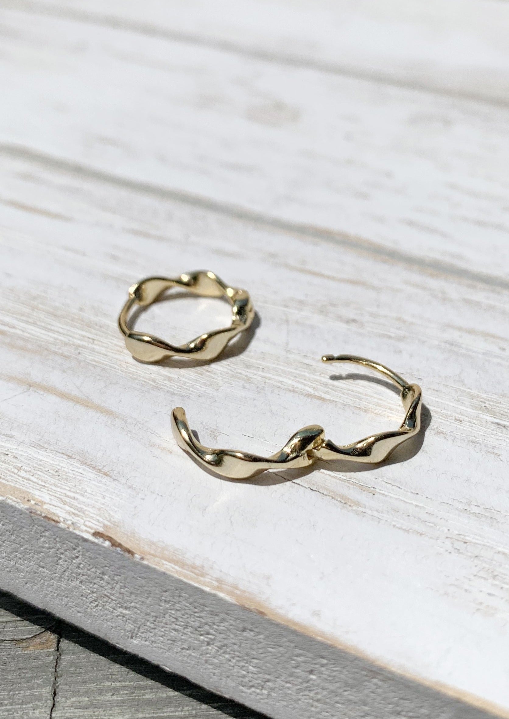 14K Gold Plated & Sterling Silver Tiny Hoop Earrings for Women - Dainty Minimalist Jewelry, Perfect for Bridal Party Gifts, Everyday Wear & Special Occasions